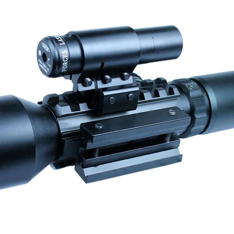PLA 3x ~10x Tactical Rifle Scope With Laser Sight - JD-58