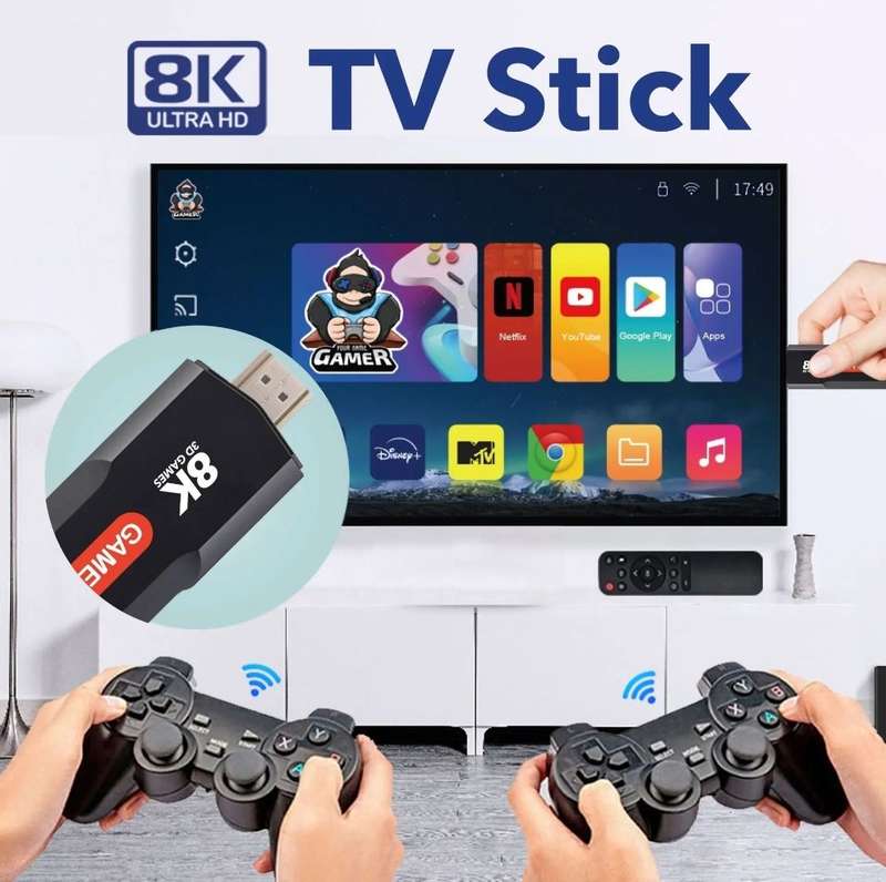 Game TV Stick- 5G 8K Ultra HD Set- Top Box