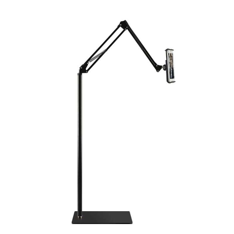Metal Adjustable Flexible iPad / Tablet / Smartphone Floor Stand