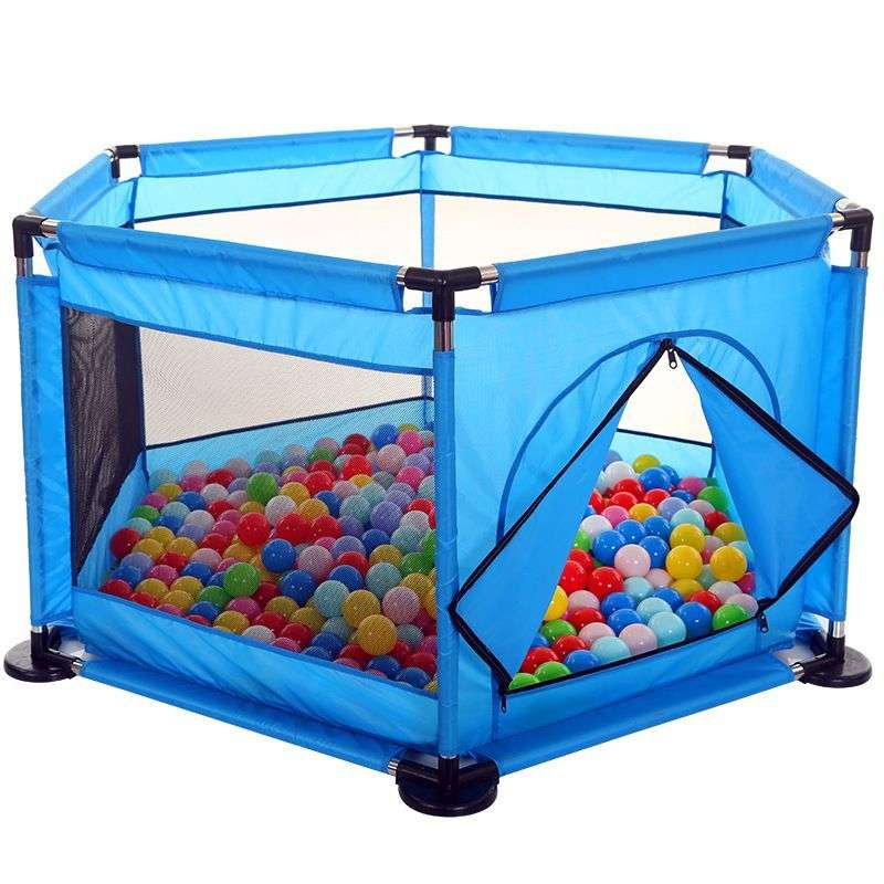 Happy Kids Game Fence with Multicolor Balls