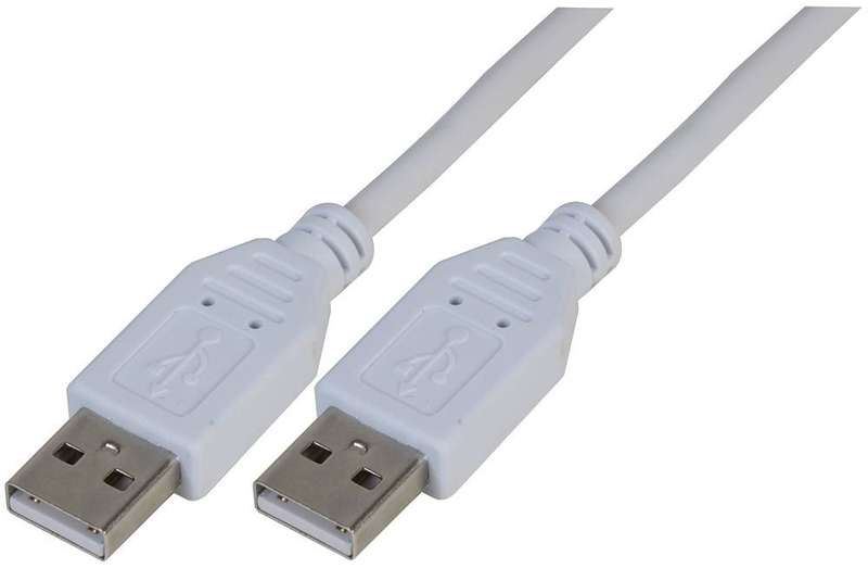 Pro Signal PSG91452 USB Cable, Type A Plug to Type A Plug, 2 m, 6.6 ft