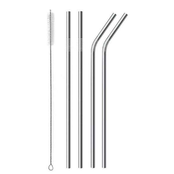 Stainless Steel Straws (4 Piece)