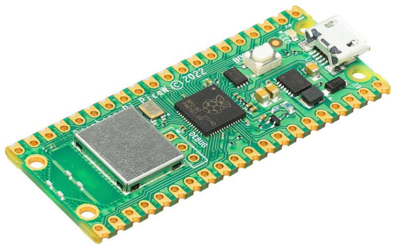 Raspberry Pi (RASPBERRY PI PICO W) Board, 32bit, ARM Cortex-M0+