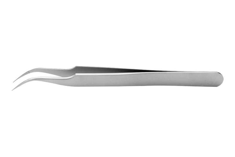 Ideal-Tek (7B.SA) Tweezer, Precision, Curve, Pointed, Stainless Steel