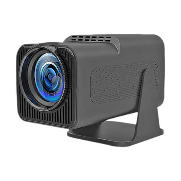 HY320 -180 Rotatable Home Theatre Projector With WiFi 6 Technology -Black