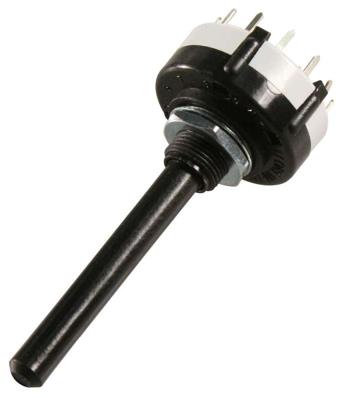Lorlin (CK1050) Rotary Switch, 6 Position, 2 Pole, 30 °, 150 mA, 250 V, CK