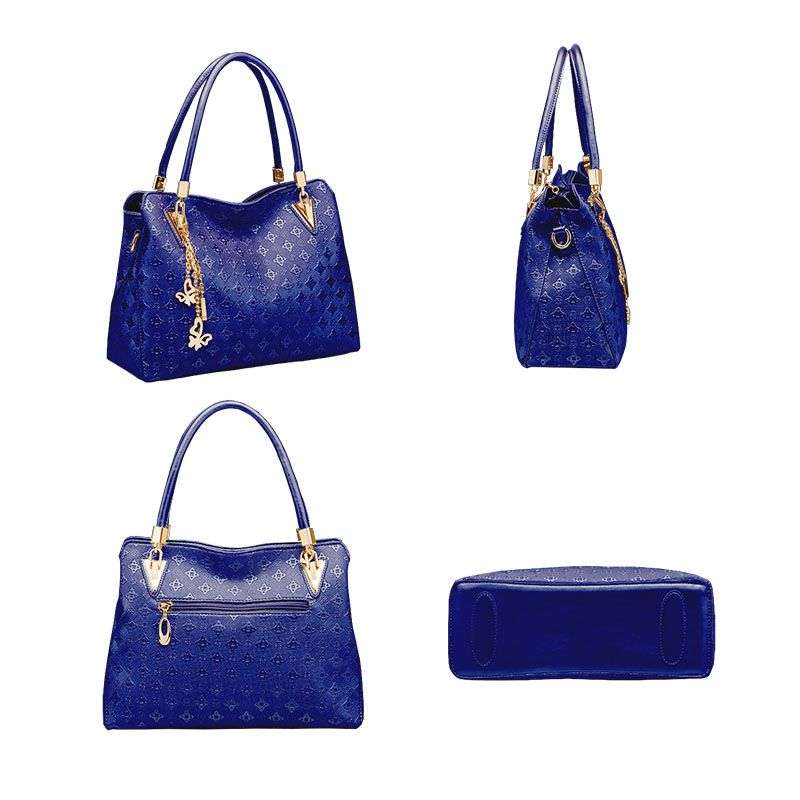 4 Pieces Purses And Handbags For Women Shoulder Tote Bag Set - White
