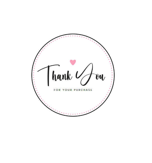 Thank You Stickers - Pack of 500