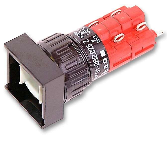 Eao (31-282.0252) Pushbutton Switch, 31, 16 mm, DPST-NO, DPST-NC