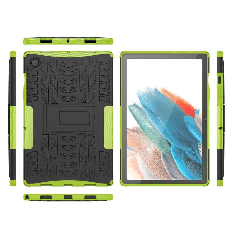Rugged Hard Cover Stand for Samsung Tab A8 10.5 (2021) - Green