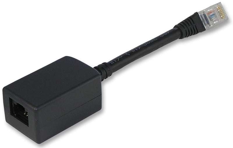 Tuk (STT) Ethernet Cable, Port Saver, Cat6, RJ45 Plug to RJ45 Socket