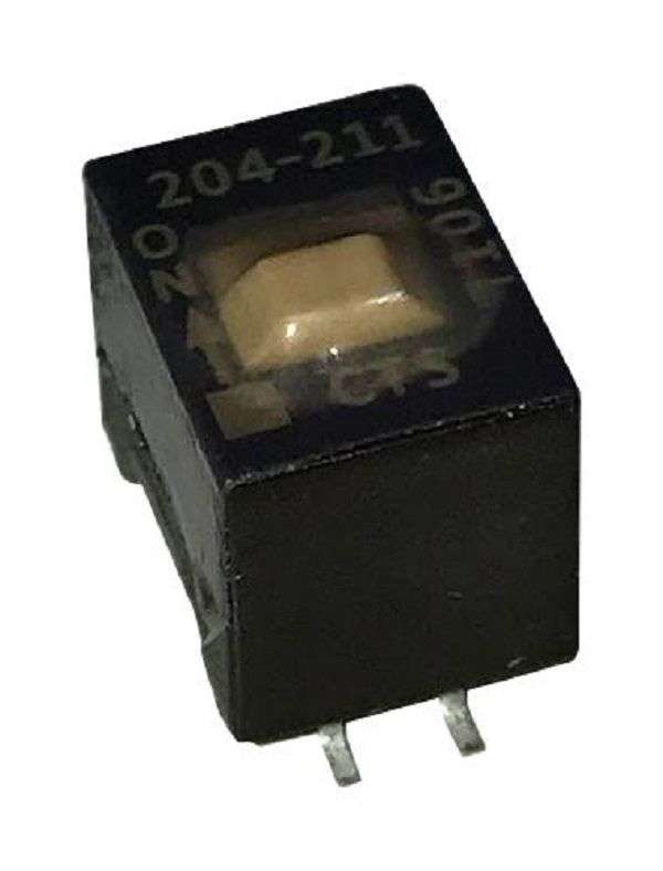 Cts (204-211ST) DIP / SIP Switch, DPST, 50 V, 100 mA
