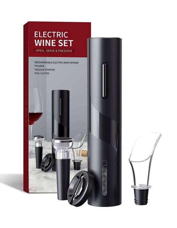 4 In 1 Electric Wine Corkscrew Set