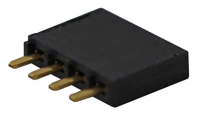 Samtec (SSW-104-01-G-S) PCB Receptacle, Board-to-Board, 2.54 mm, 1 Rows
