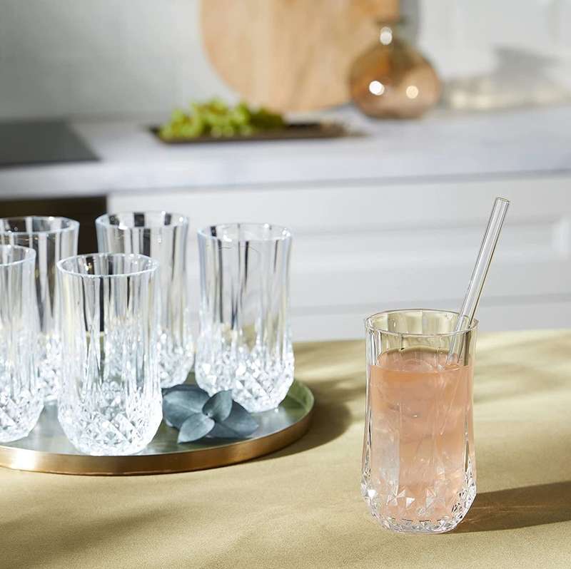 Crystal Drinking Glasses - Set of 6