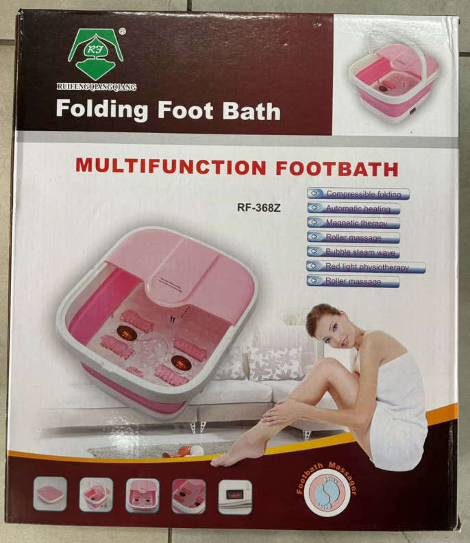Foldable Foot Bath Massager Bucket