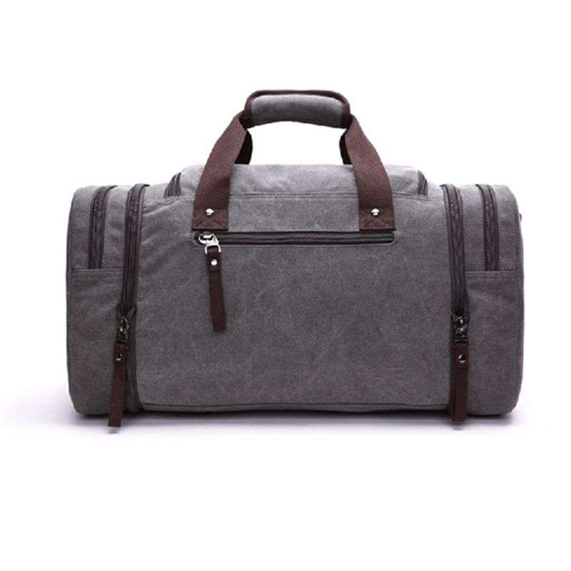 Canvas Duffel Bag Carry-on Overnight Bag - Blue