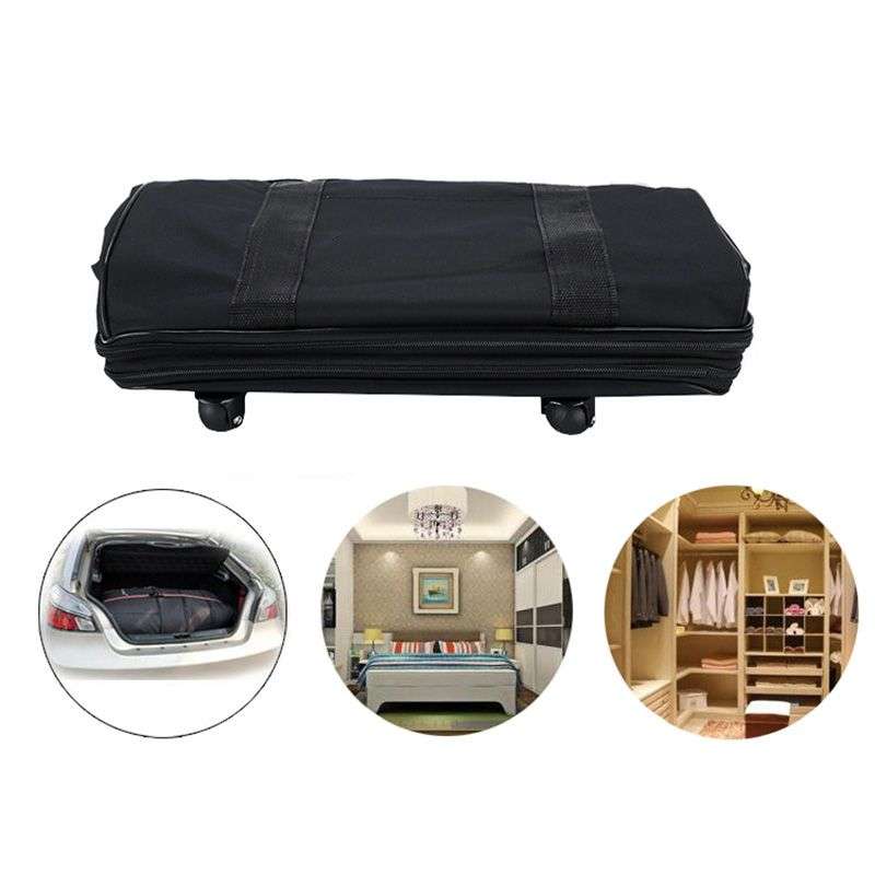 Expandable Foldable Luggage Suitcase With Wheels Rolling Travel Bag Small