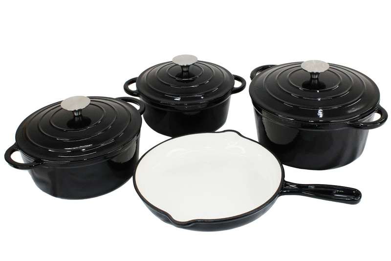 Cast Iron Pot Set -7 Piece