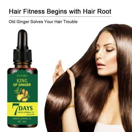 Jaysuing King of Ginger 7 Days Ginger Hair Growth Essene Oil For Damaged Hair - 30ml