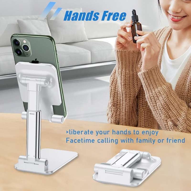 Cell Phone Stand with Angle Height Adjustable & Foldable