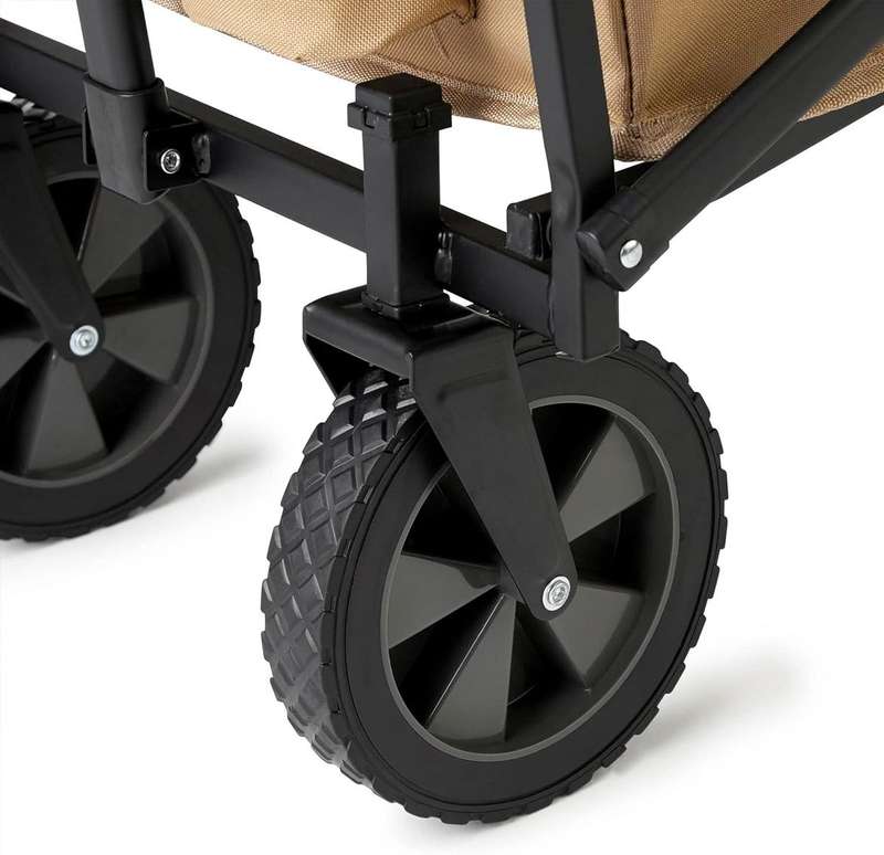 Foldable Camping Wagon/Foldable Trolley - Beige
