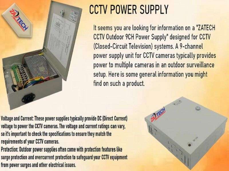 12V-30A Dc Power Supply for CCTV