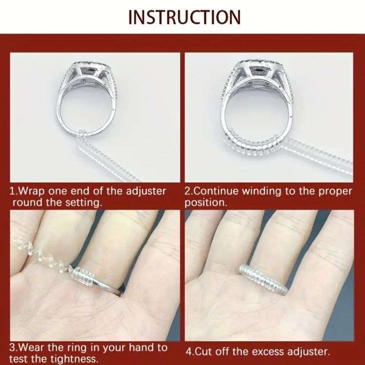Ring Snuggie Ring Size Adjuster (Set of 4 sizes)