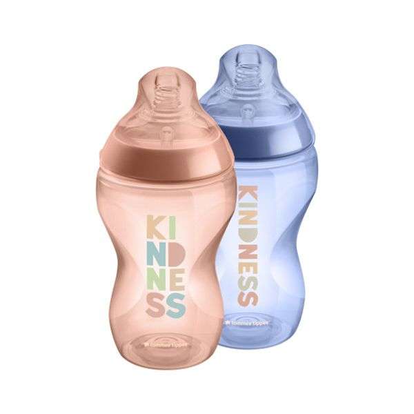 Tommee Tippee - Decorated 340ml Bottles 2 pack - Kindness