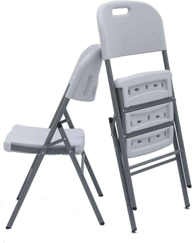 Foldable Chair- 2 pack white