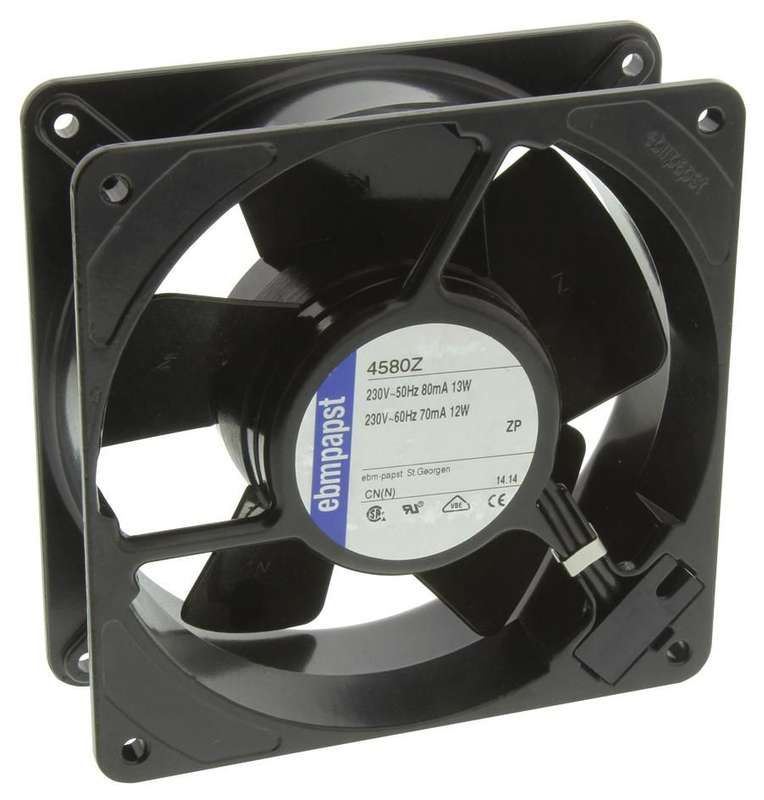 Ebm-Papst (4650Z) AC Axial Fan, 230V, Square, 119 mm