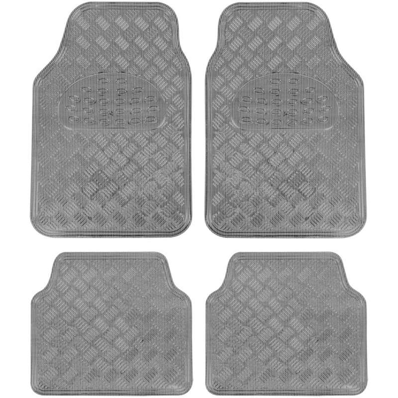 Metallic Car Mat Set - 4 Piece Set