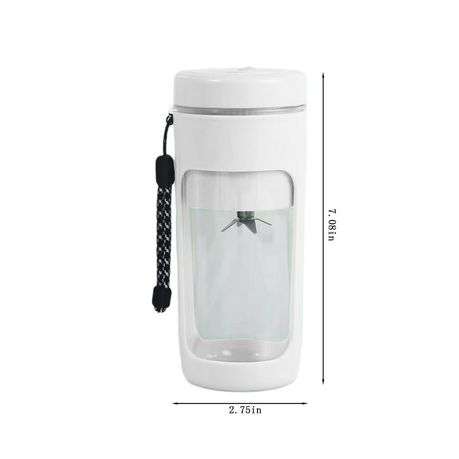 Portable Electric Juice Cup With Six Head Stainless Steel 450ML