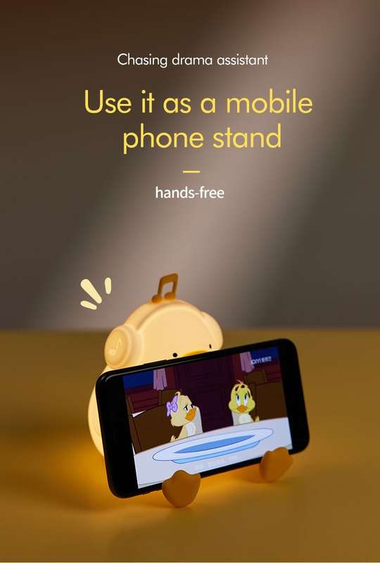 Enjoy Duck Rechargeable Dimmable Night Light Lamp with Timer