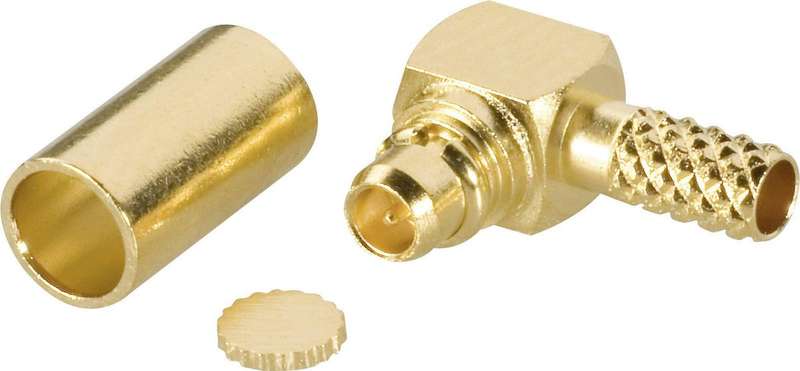 Amphenol (MMCX1112A1-3GT30G-14-50) RF / Coaxial Connector, MMCX Coaxial