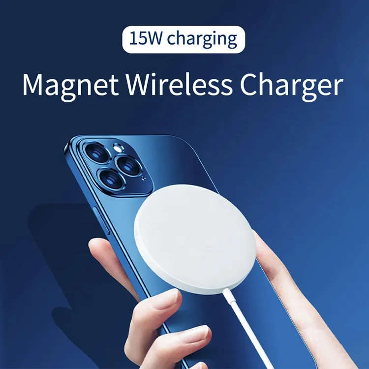 Fast Charging Magnetic Wireless Mag Safe Charger For Mobile Phone