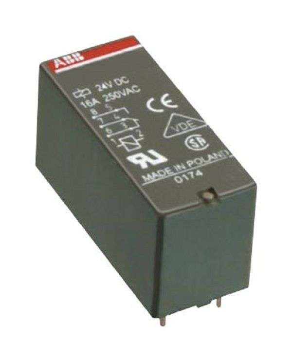 Abb (1SVR405600R7000) Power Relay, Interface, SPDT, 110 VAC, 16 A, CR-P