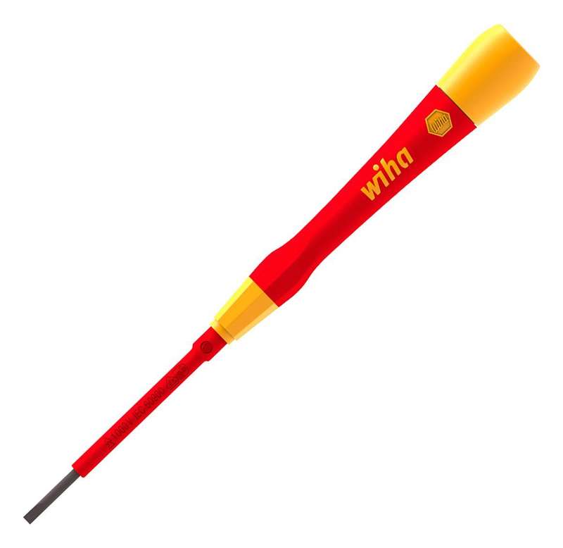 Wiha (42374) Screwdriver, Slot, 1.5mm, 50mm, 152mm