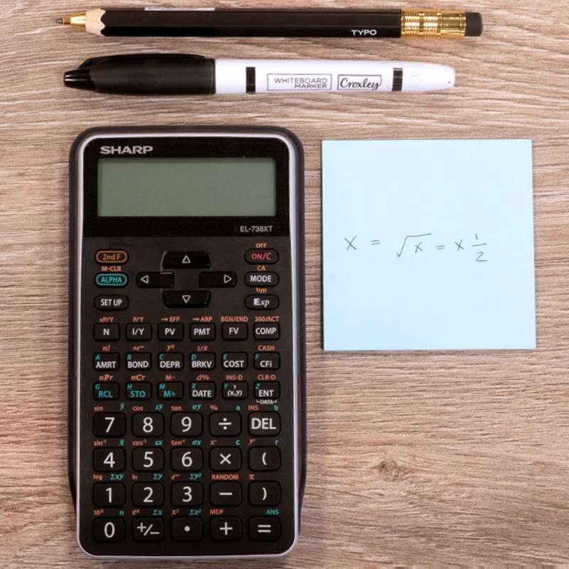 Sharp - EL-738XTB Business and Financial Calculator