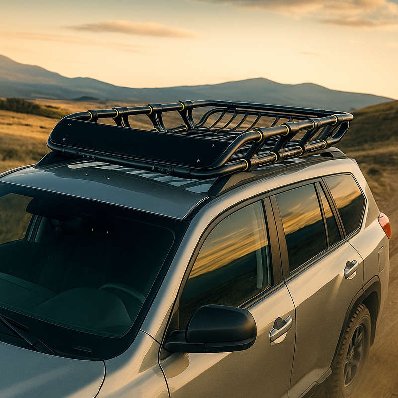 Roof Cargo Basket - Universal Car Luggage Carrier