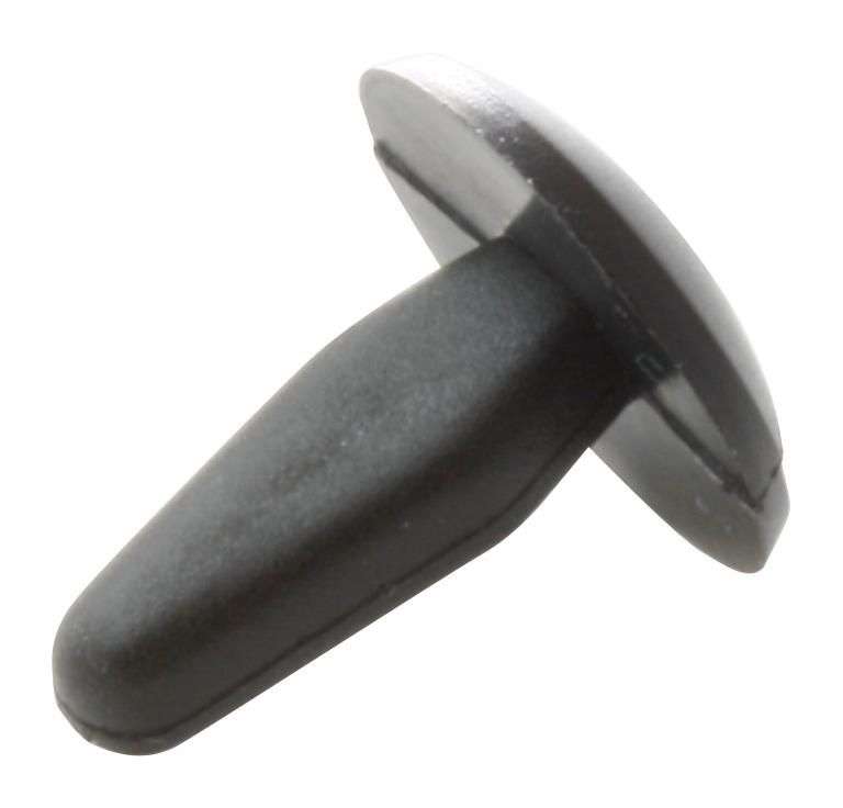 Essentra Components (TR-3) Rivet, Black, Nylon