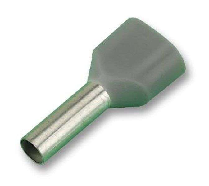 Weidmuller (9037530000) Wire Ferrule, Twin Entry, Twin Wire, 12 AWG, 4 mm²