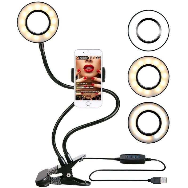 Professional Live Stream Ring Light/Desk Lamp