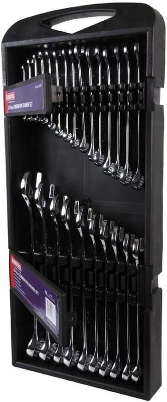 Duratool D03082 Spanner Set, Cased, 6 mm - 32 mm, 25 Piece