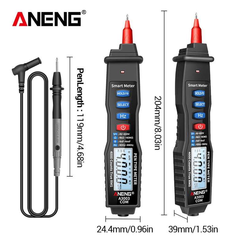 A3003 Dual Digital Multimeter / Non Contact Pen AC/DC Voltage