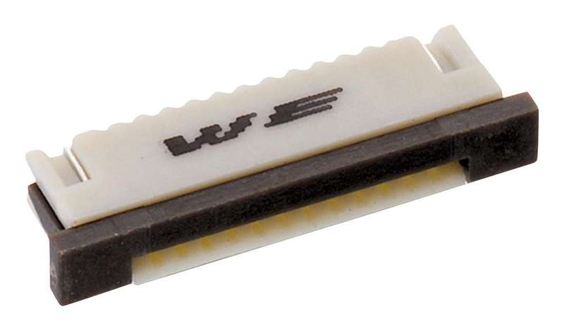 Wurth (68612414422) FFC / FPC Board Connector, ZIF, Horizontal, 1 mm