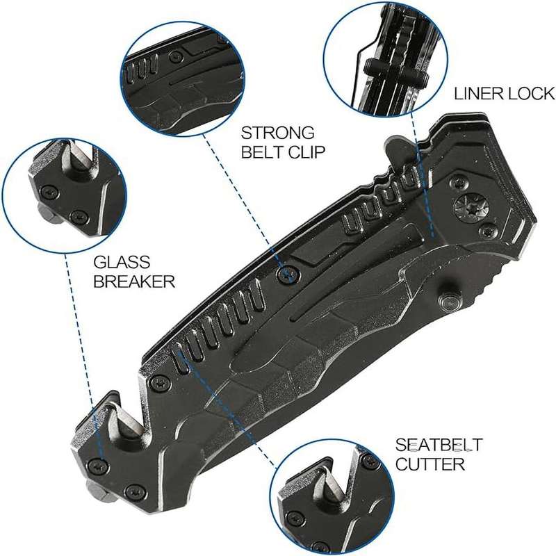 Folding Pocket Knife Extreme Ops Knife Tactical Clip Knife for Outdoor