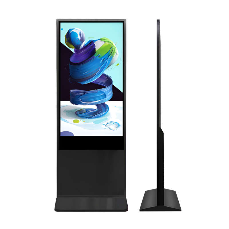 App Controlled 55-Inch Floor Stand Interactive Digital Information Displays