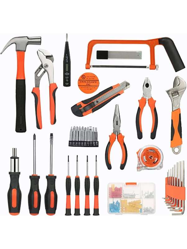 100 Pieces Universal Portable Hand Tool Set for Daily Household Repairs