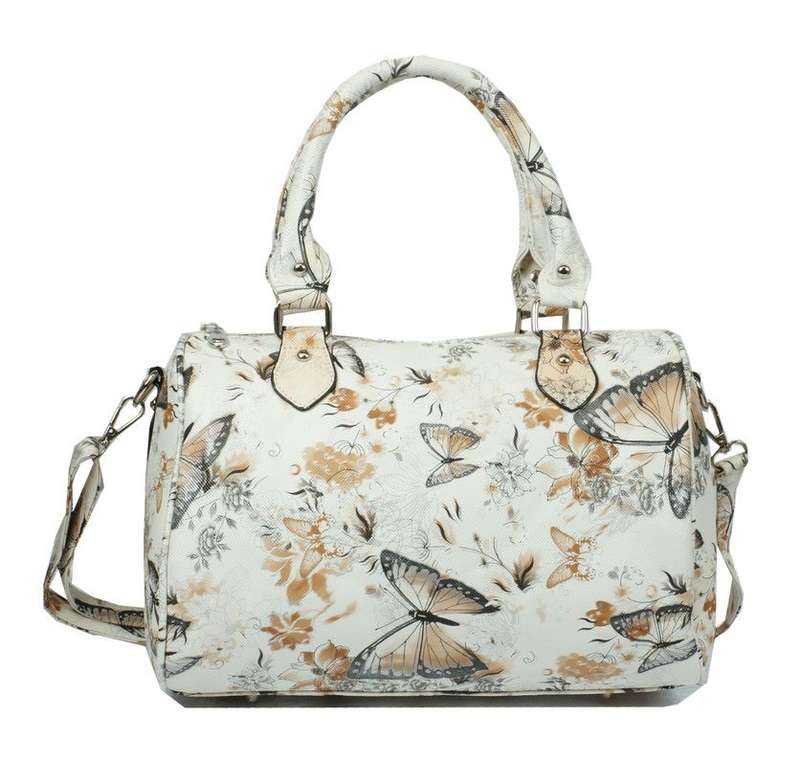 Charlize Butterfly Hand Bag - White